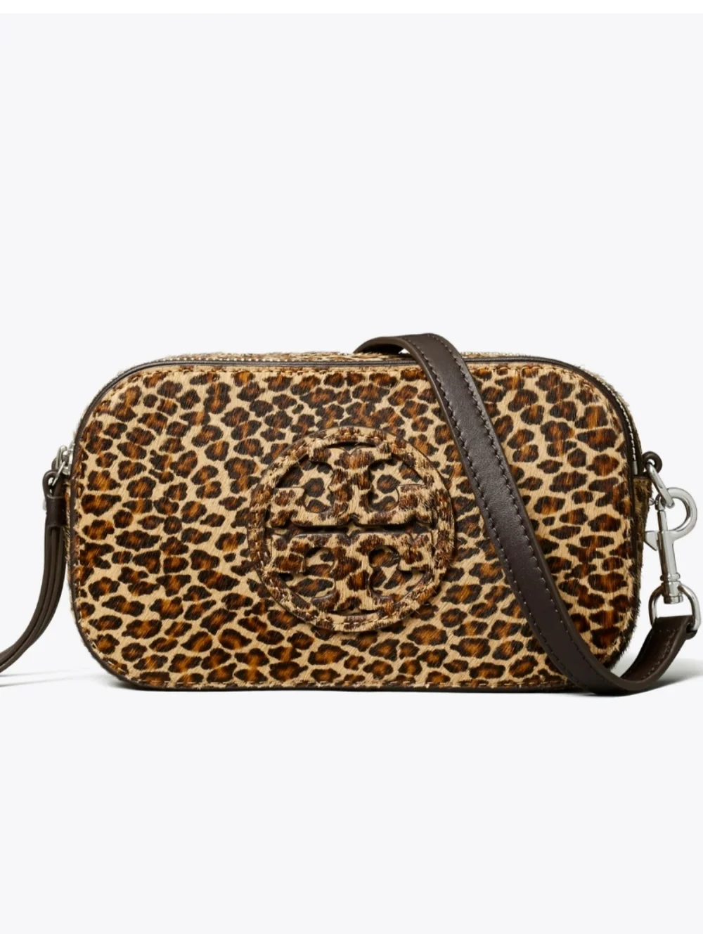 Tory Burch Miller Mini Leopard Print Calf Hair Crossbody + Dust & Gift Bag Nwt❤️